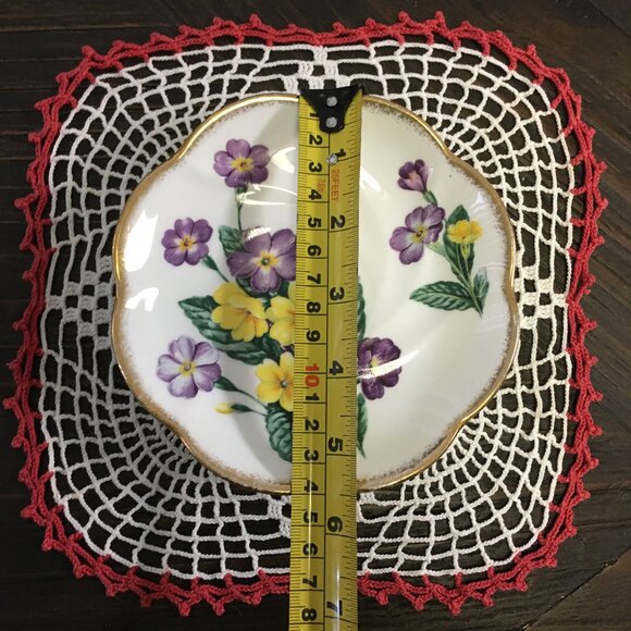 Salisbury 'Primula' English Fine Bone China Spare Saucer - Picture 5 of 6